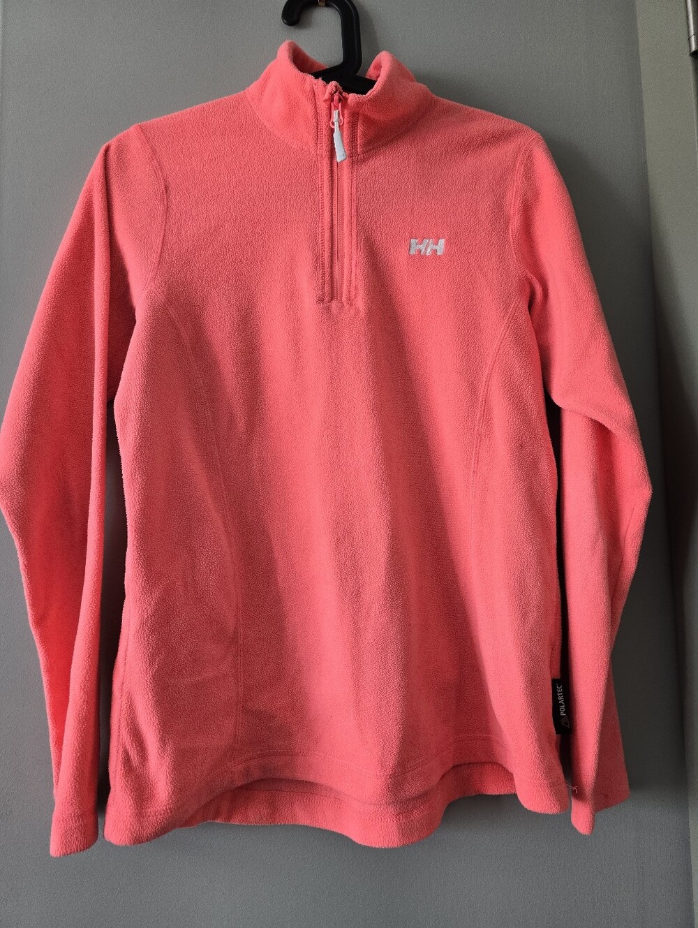 Helly Hansen Polartec Pink Quarter Zip  Fleece Pullover Size Medium